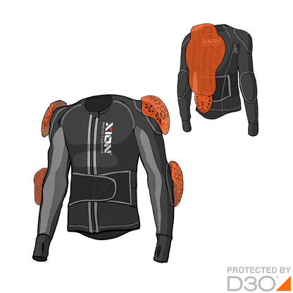 Xion LS Jacket FREERIDE Evo – D3O (men)