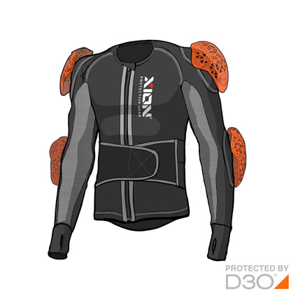 Xion LS Jacket FREERIDE Evo – D3O (men)