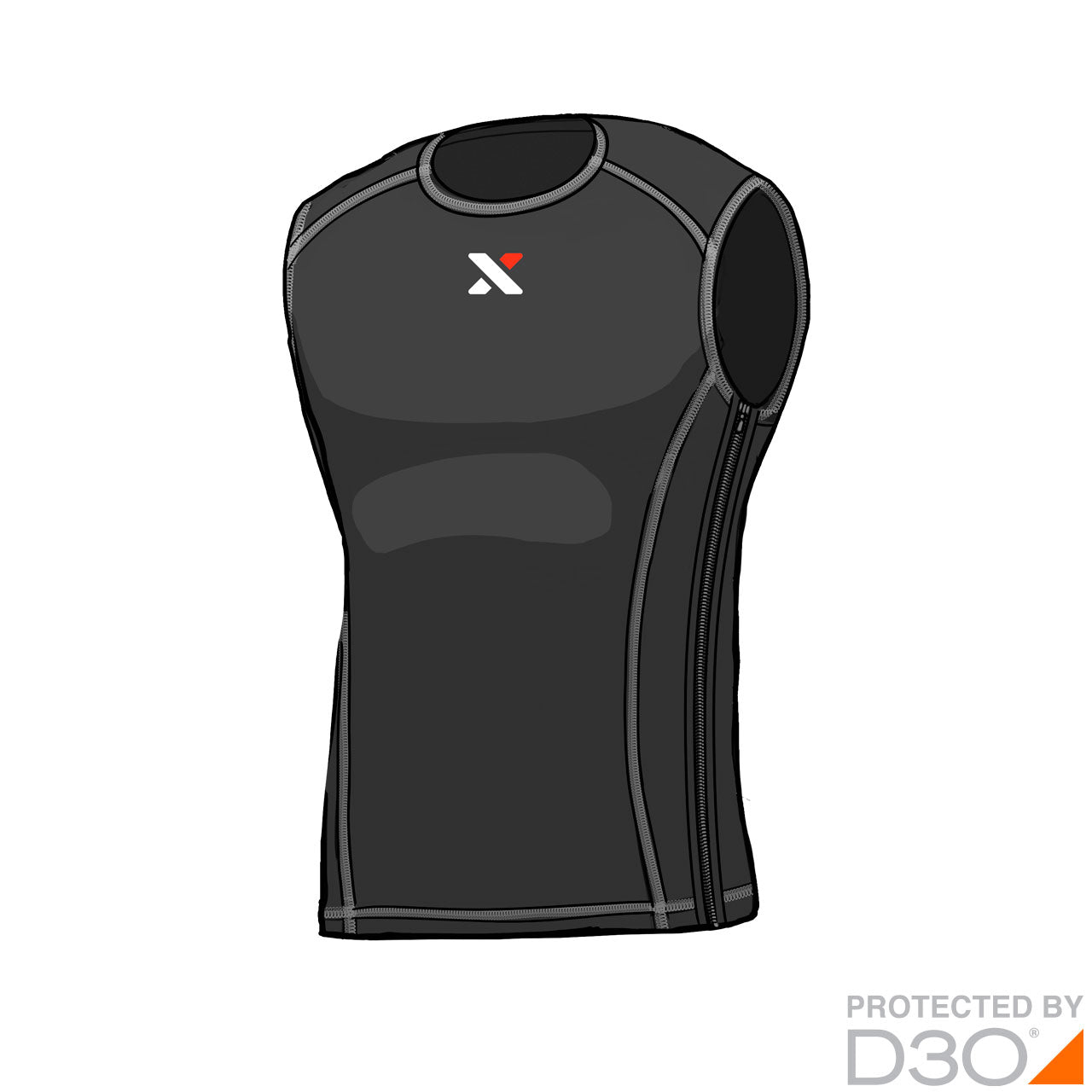 Xion Ziptop FREERIDE – D3O (Men)