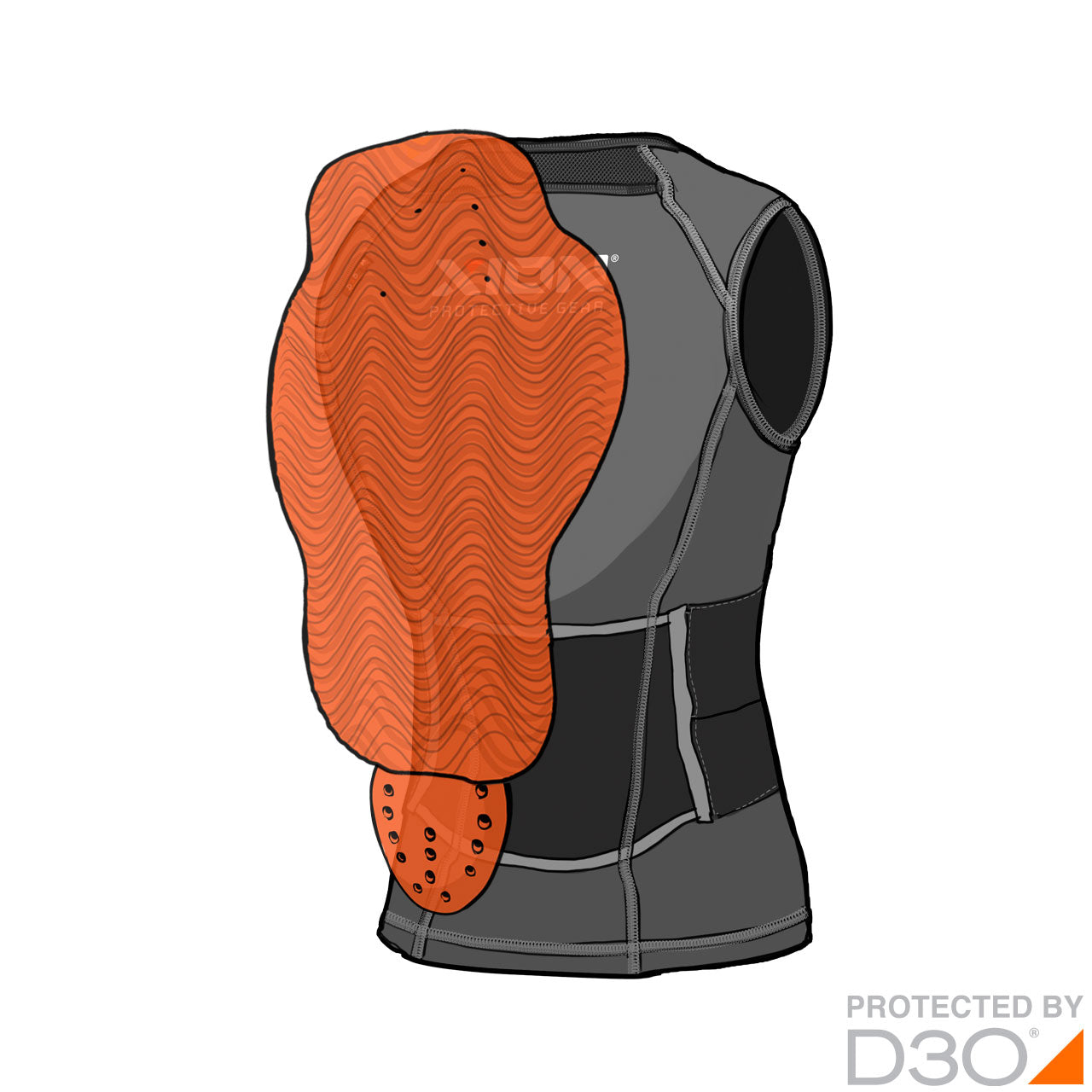 Xion Nosleeve Vest FREERIDE – D3O (Women)