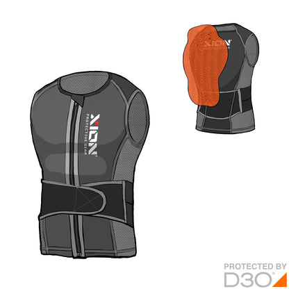 Xion Nosleeve Vest FREERIDE – D3O (Junior)