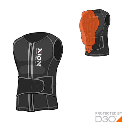 Xion Nosleeve Vest FREERIDE – D3O (Men)